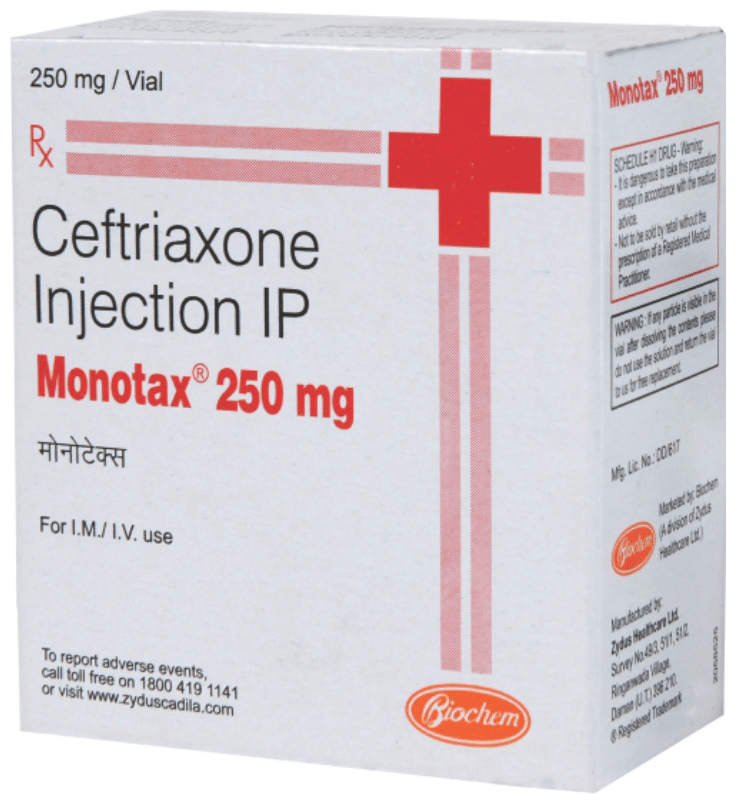 Monotax 250mg Injection