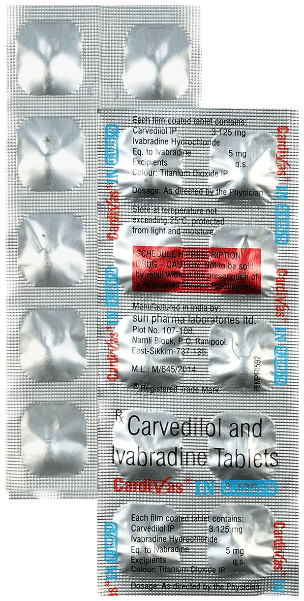 Cardivas IN 3.125/5 Tablet