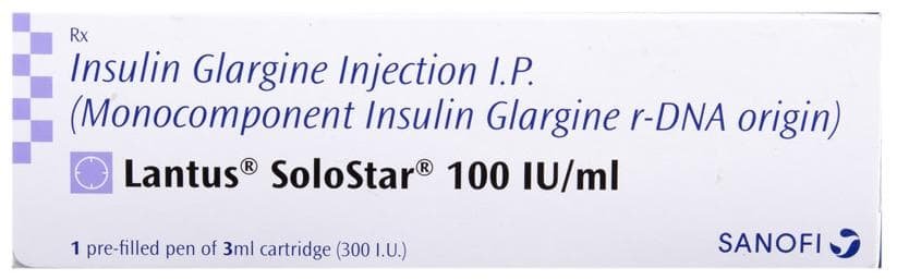 Lantus Solostar 100IU/ml Solution for Injection