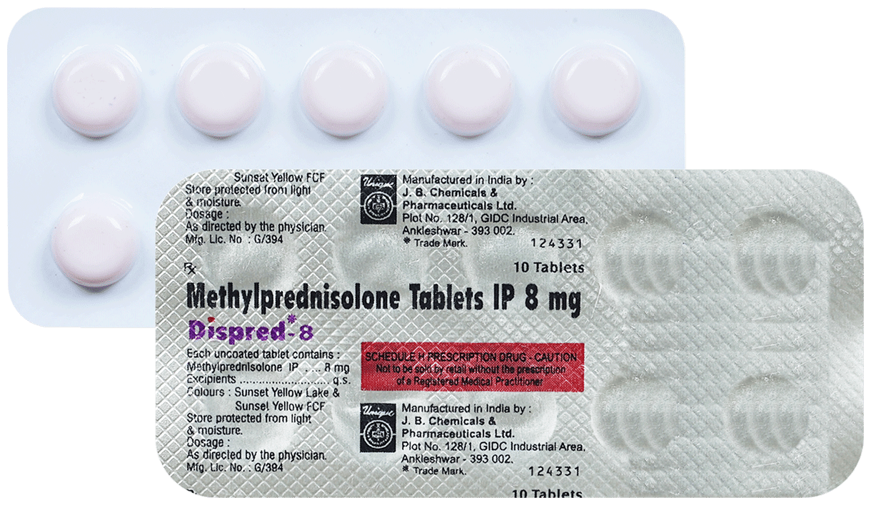 Dispred 8mg Tablet
