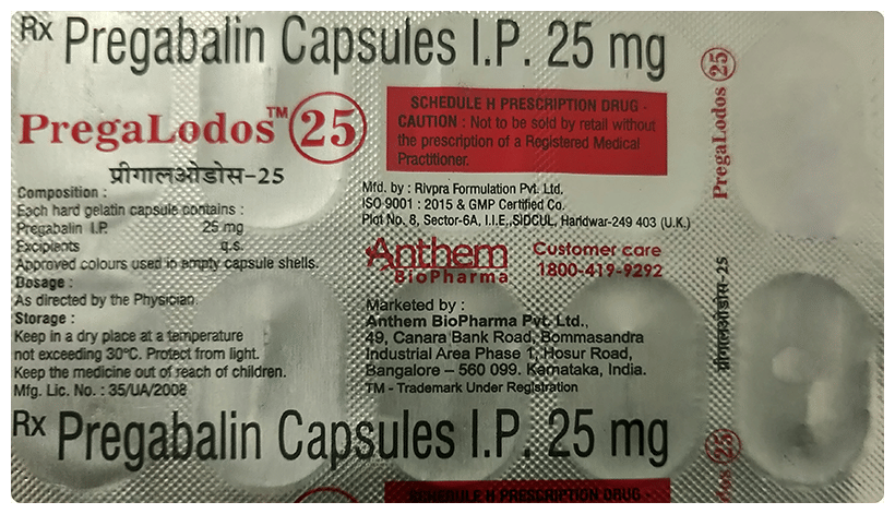 Pregalodos 25 Capsule