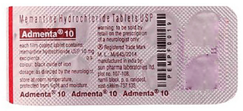 Admenta 10mg Tablet MD