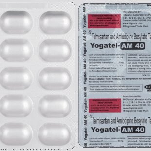 Yogatel-AM 40mg/5mg Tablet