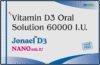 Jonael D3 Nano 60K IU Oral Solution (5ml Each) Sugar Free