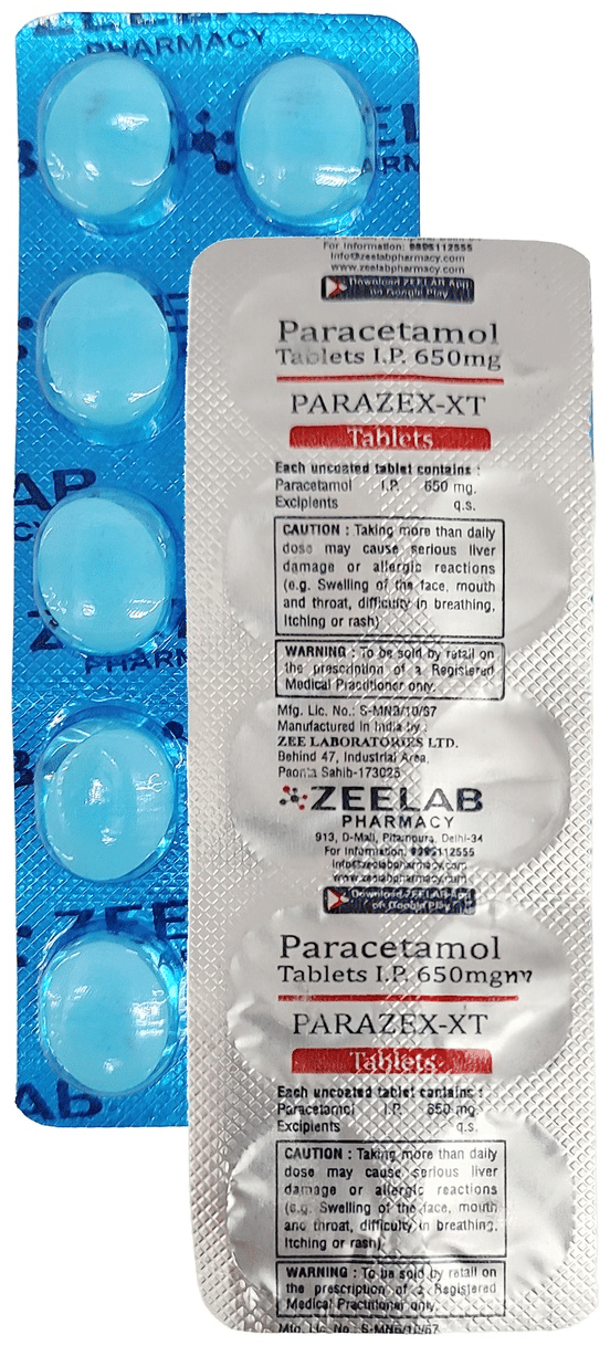 Parazex XT 650mg Tablet