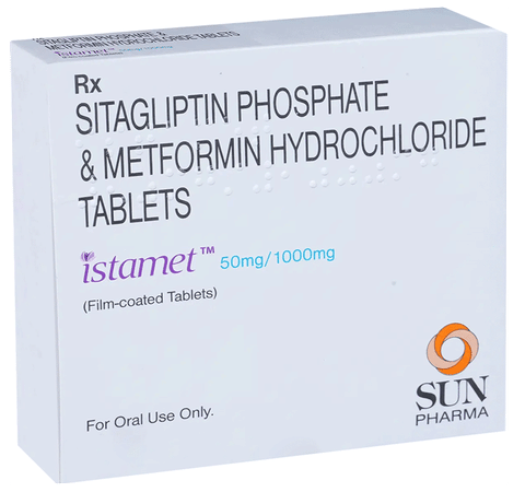 Istamet 50mg/1000mg Tablet