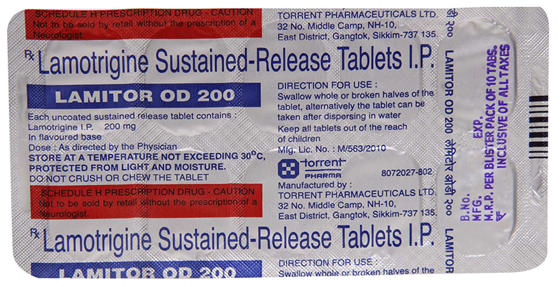 Lamitor OD 200 Tablet SR