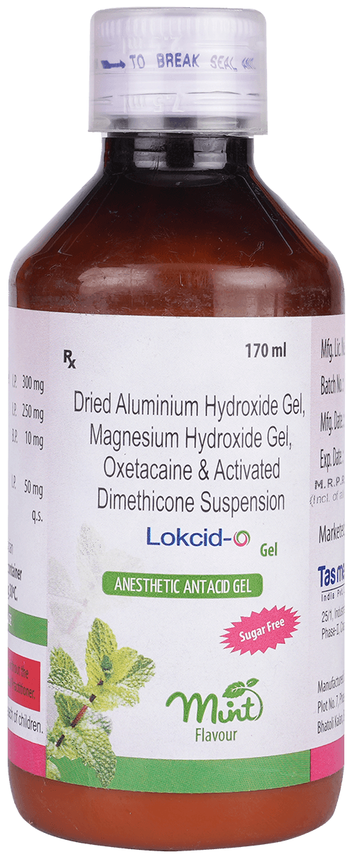 Lokcid-O Gel Mint Sugar Free