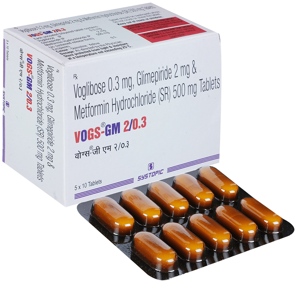 Vogs-GM 2/0.3 Tablet SR