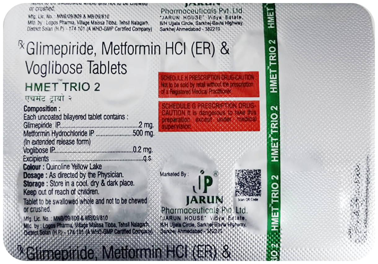 Hmet Trio 2 Tablet ER