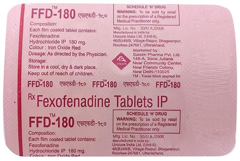 Ffd 180 Tablet