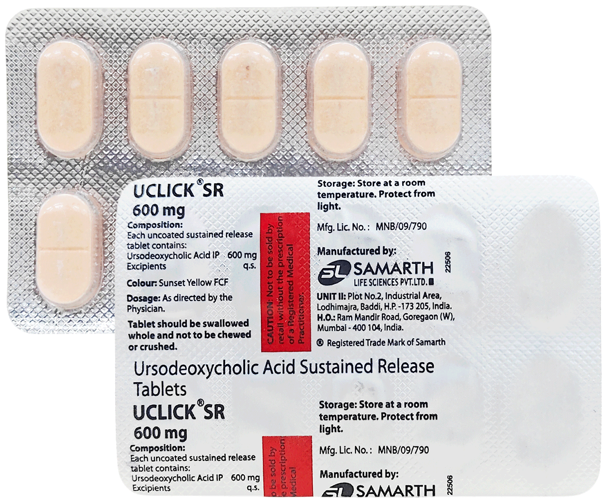 Uclick 600mg Tablet SR