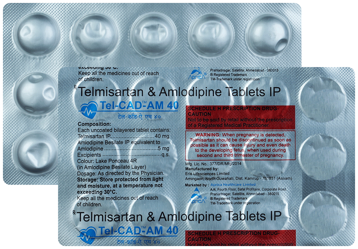 Tel-Cad-AM 40 Tablet