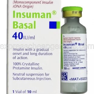 Insuman Basal 40IU/ml Injection