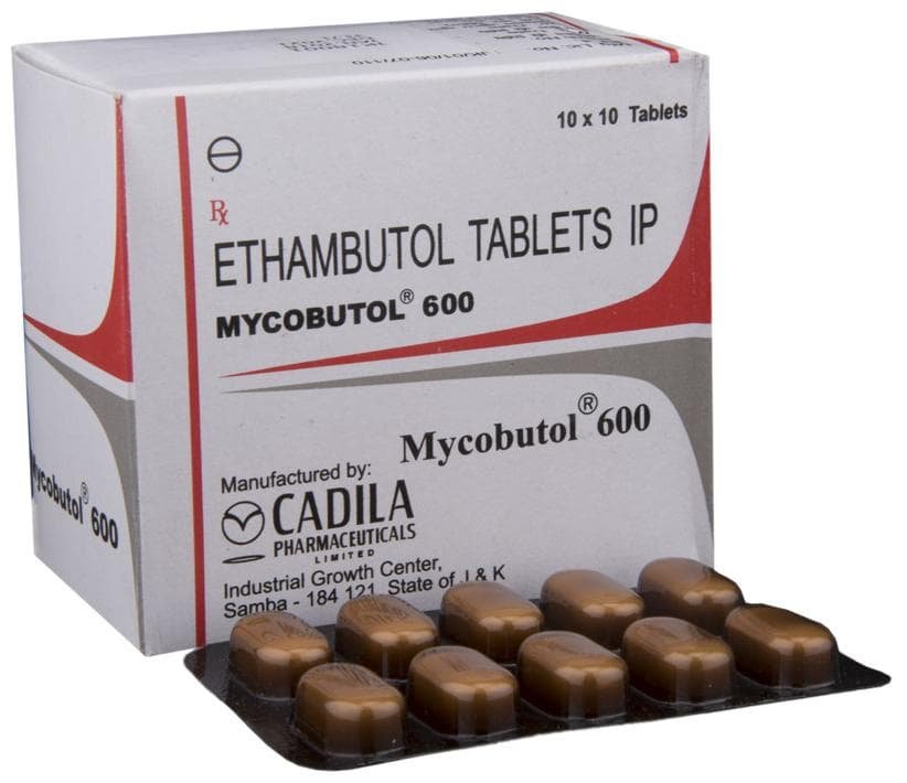 Mycobutol 600 Tablet
