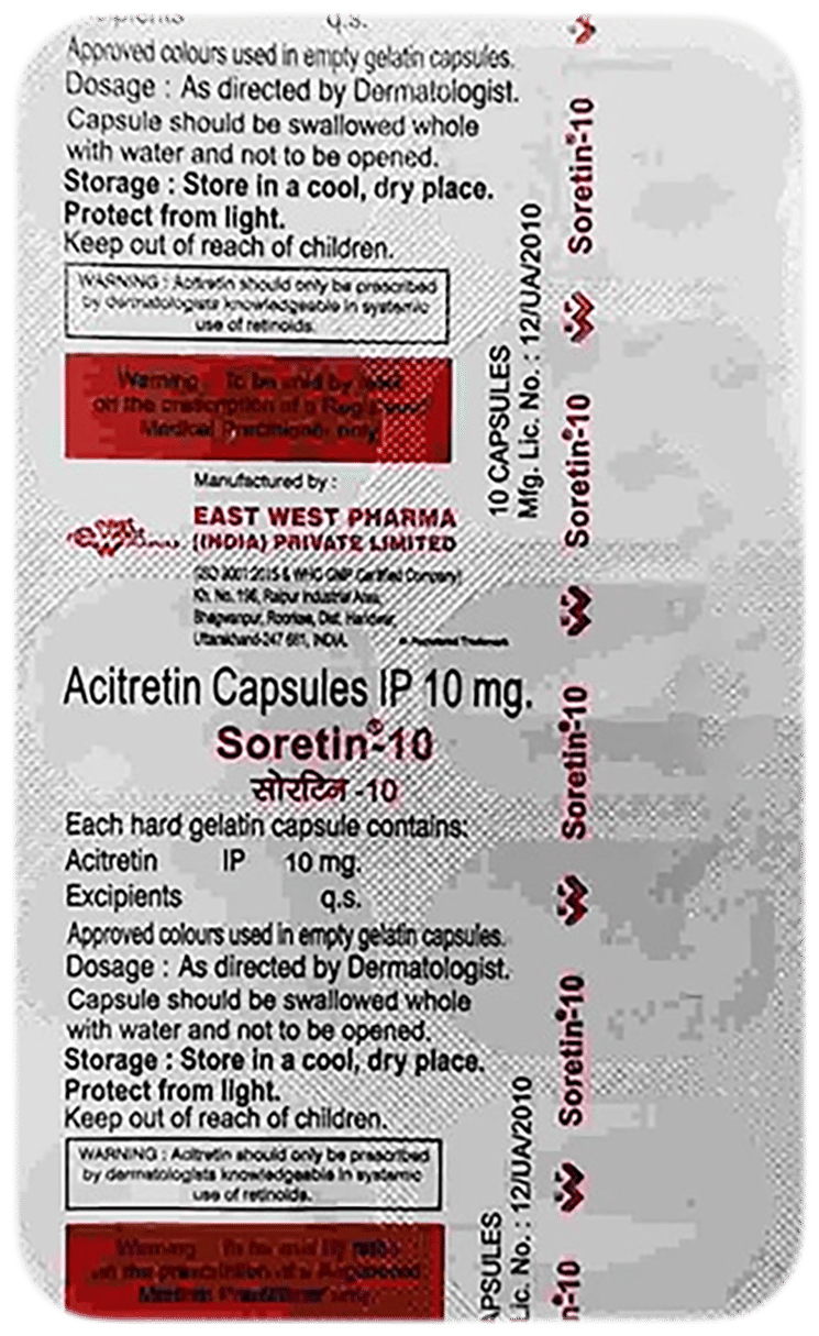 Soretin 10mg Capsule