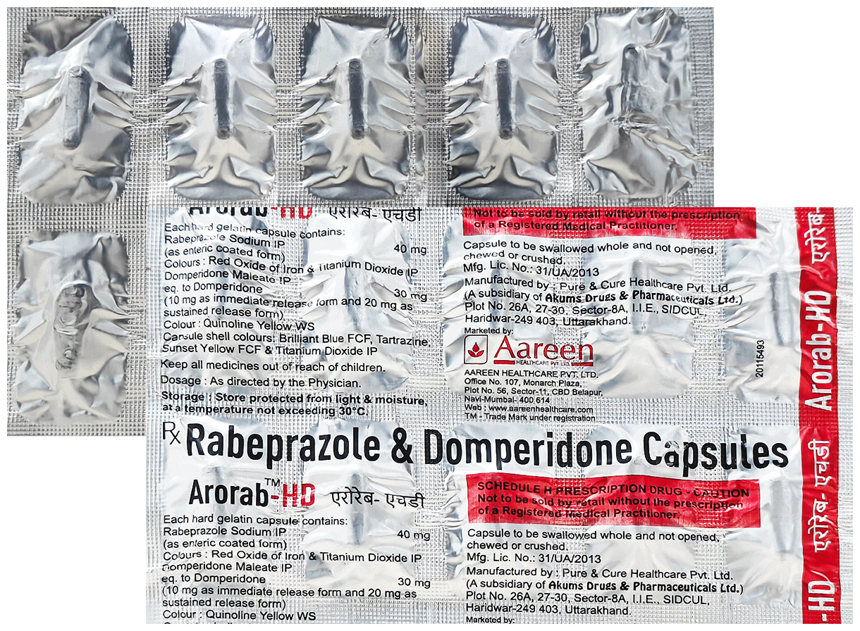 Arorab HD 30mg/40mg Capsule SR