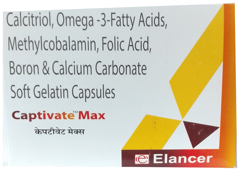 Captivate Max Soft Gelatin Capsule