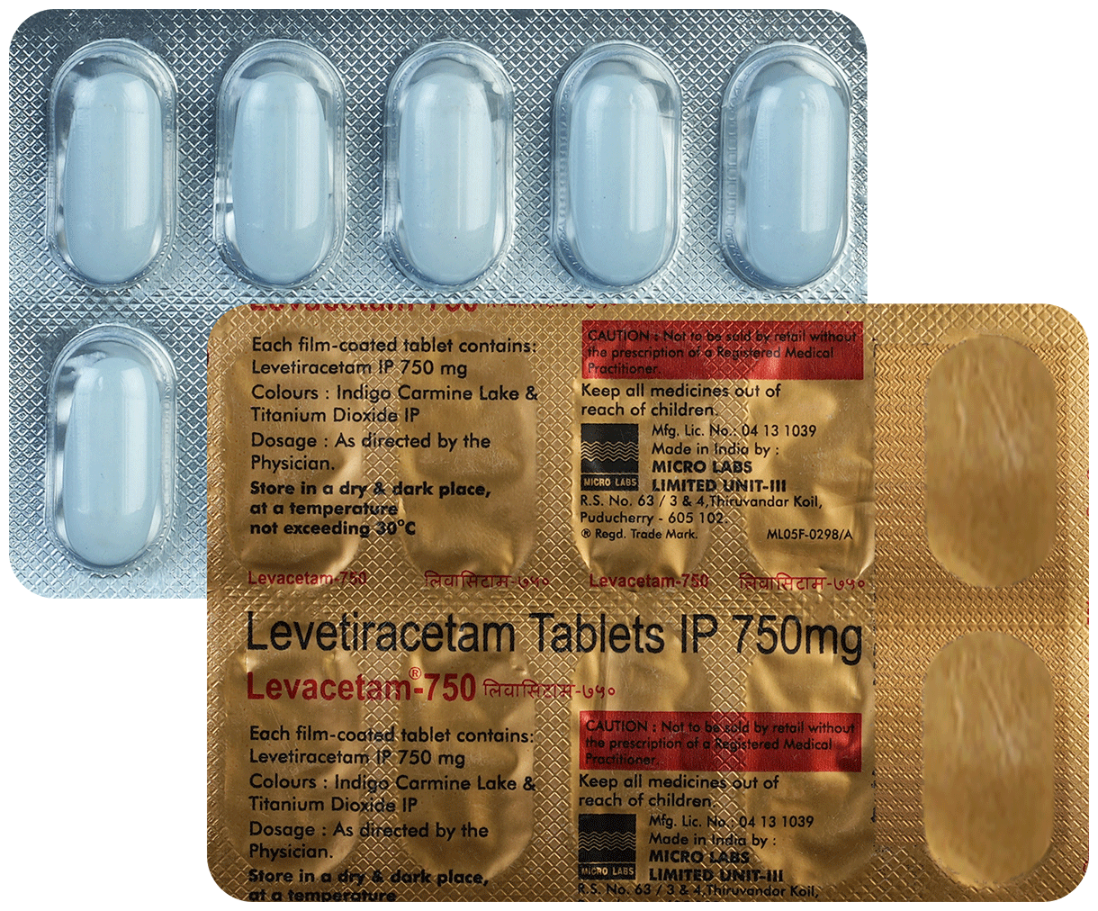 Levacetam 750mg Tablet