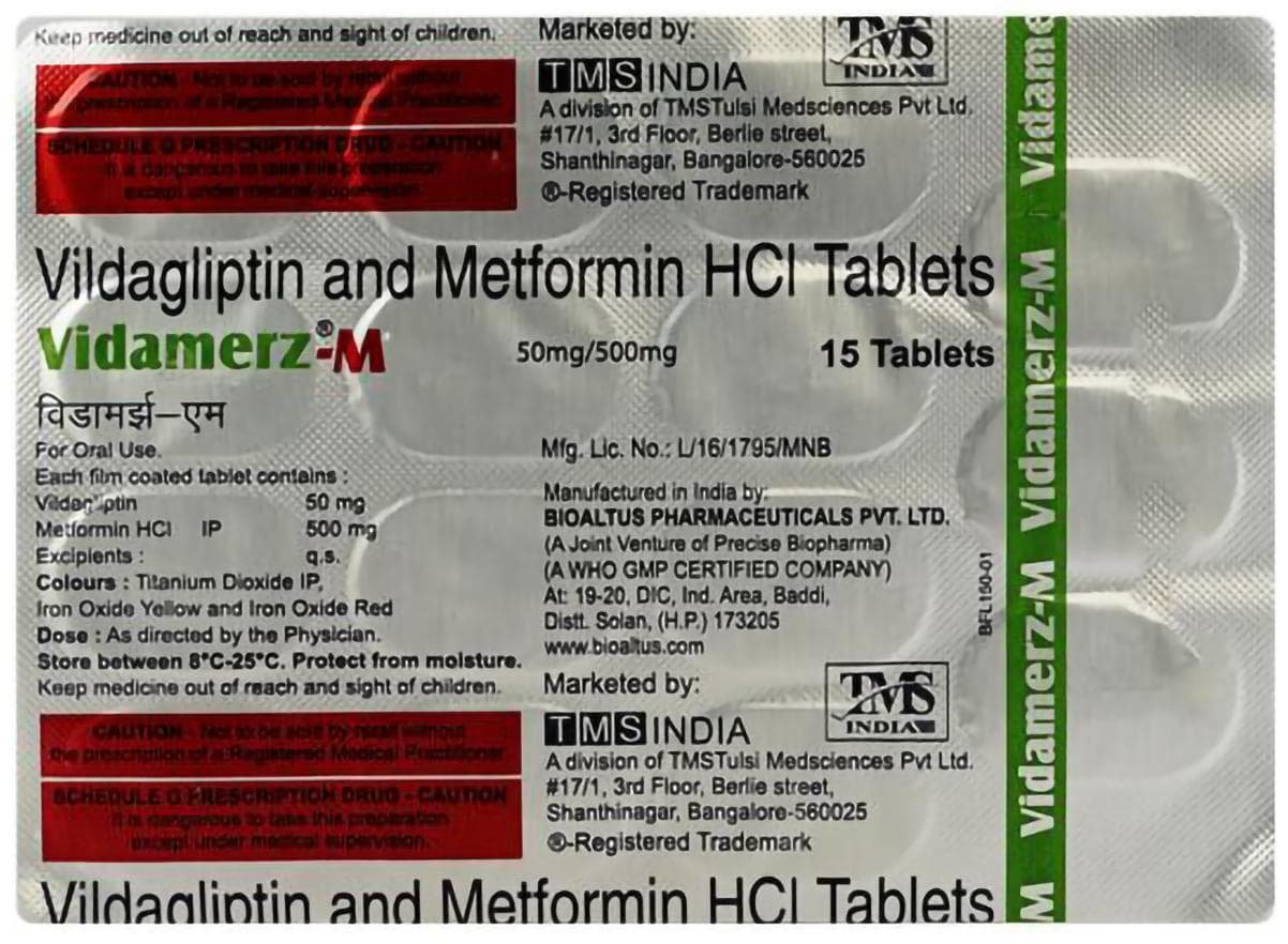 Vidamerz M 500mg/50mg Tablet
