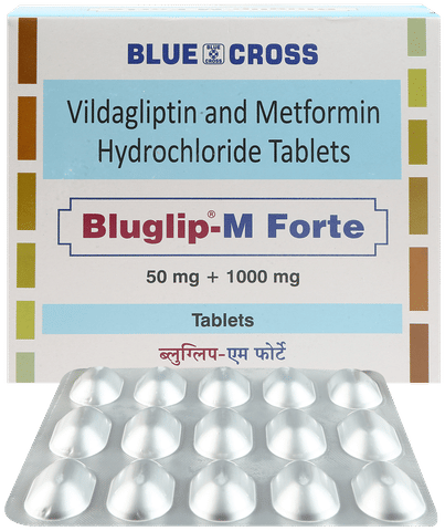 Bluglip M Forte 1000mg/50mg Tablet