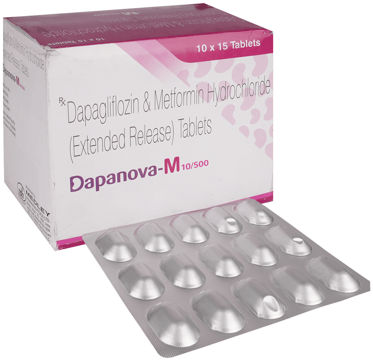 dapaNOVA M 10mg/500mg Tablet