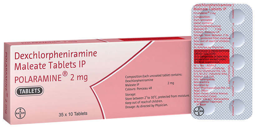 Polaramine 2mg Tablet