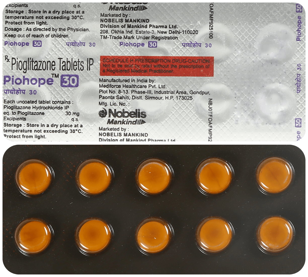 Piohope 30 Tablet