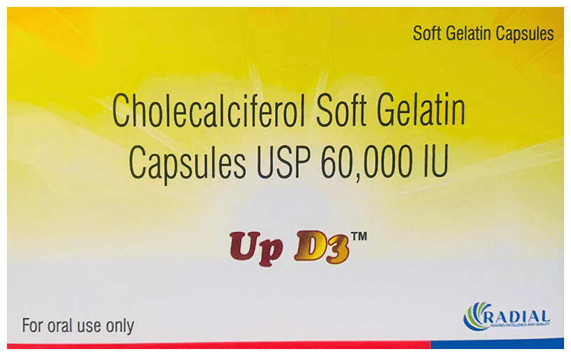 UP D3 Soft Gelatin Capsule