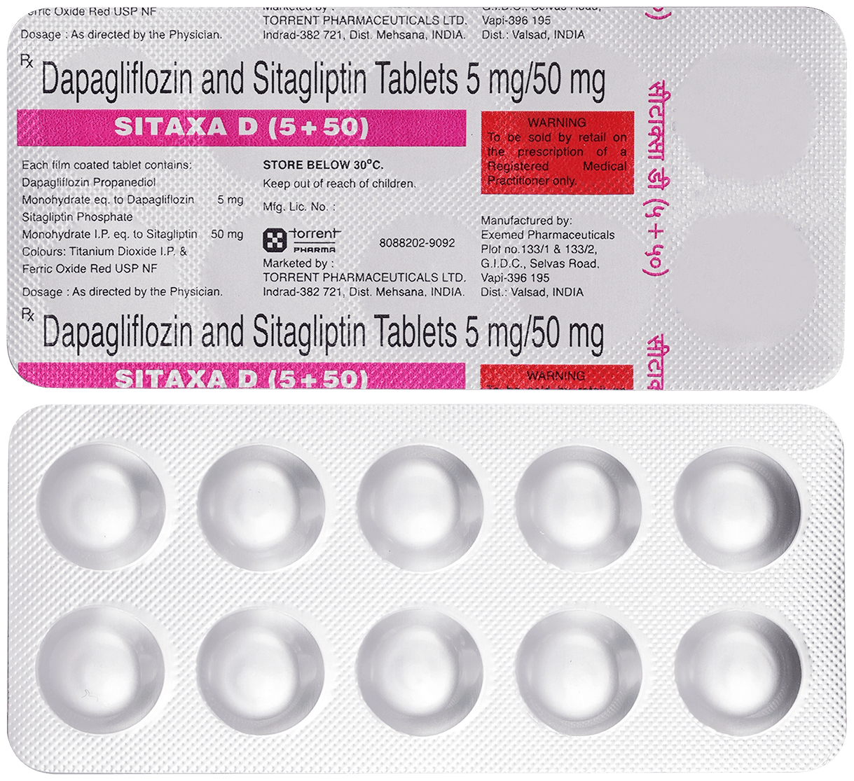 SitaXA D 50+5 Tablet