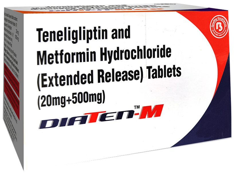 Diaten-M 500mg/20mg Tablet