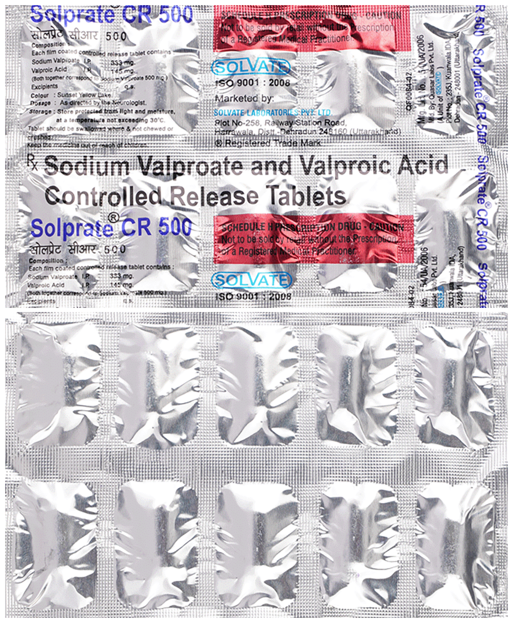 Solprate CR 500 Tablet