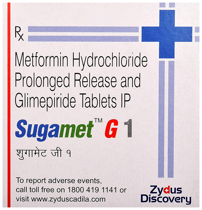 Sugamet G 1 Tablet PR