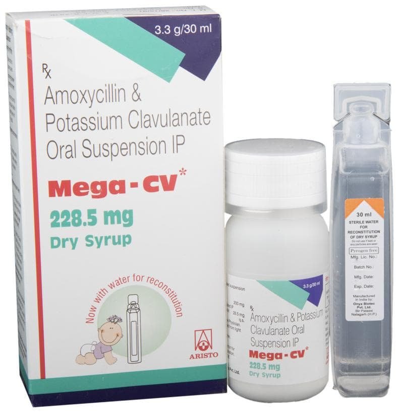 Mega-CV 228.5mg Dry Syrup