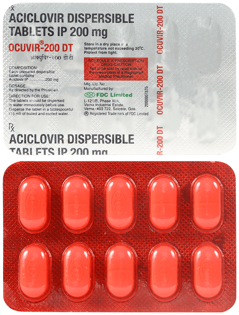 Ocuvir 200 DT Tablet