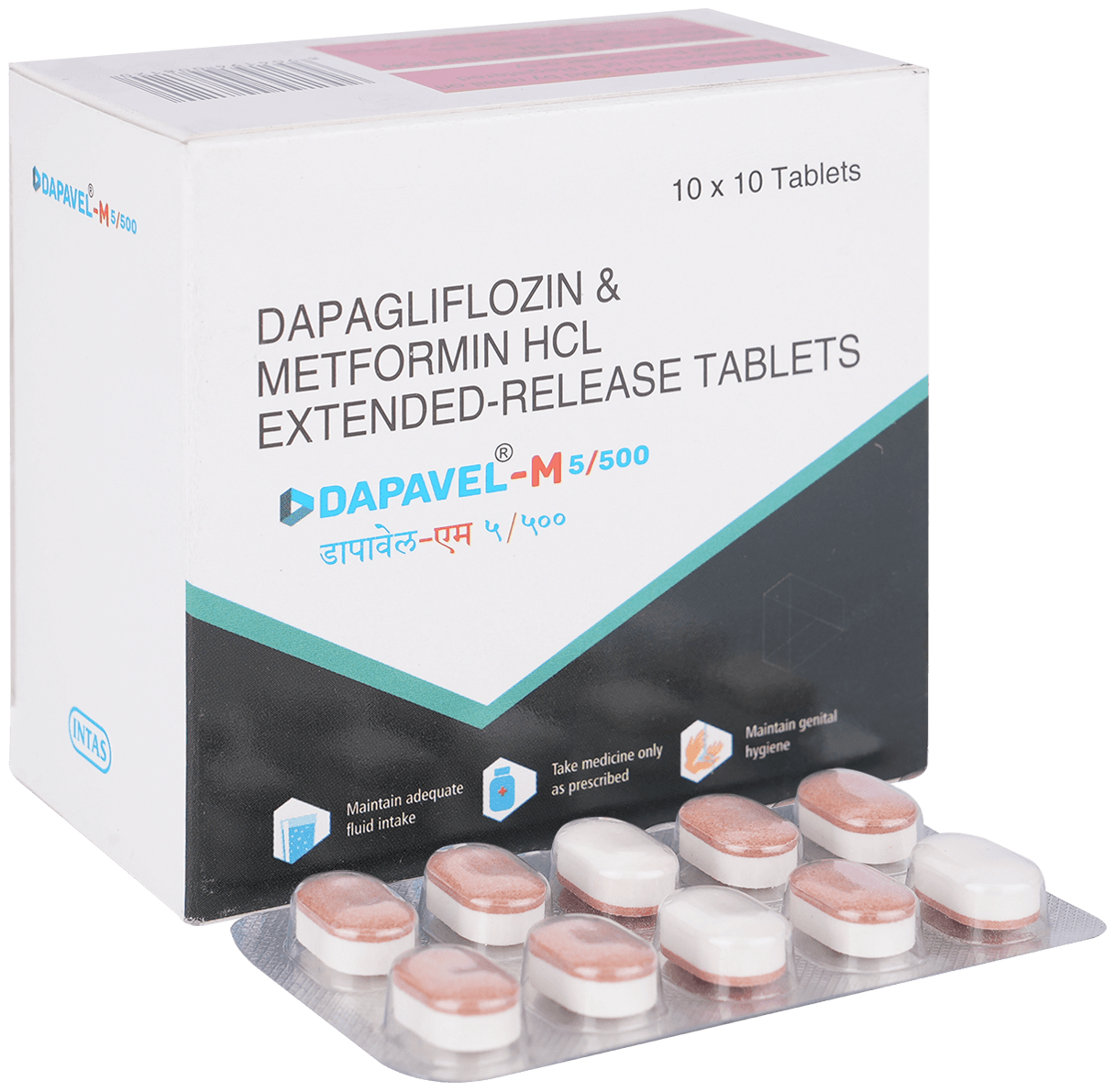 Dapavel M 5mg/500mg Tablet