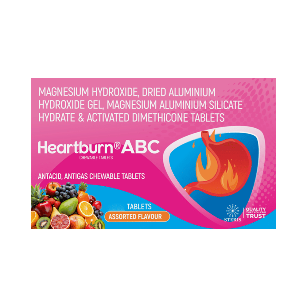 Heartburn ABC Chewable Tablet Assorted