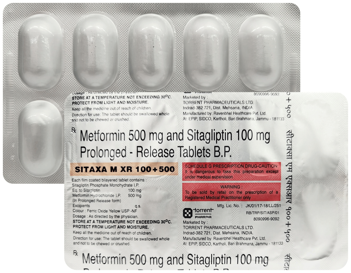 SiTaxa M XR 100+500 Tablet