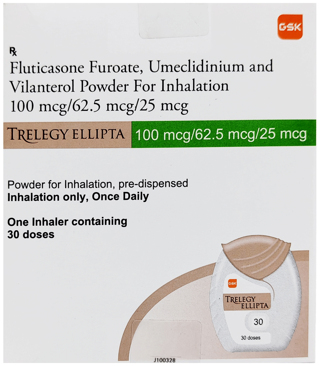 Trelegy Ellipta Powder For Inhalation