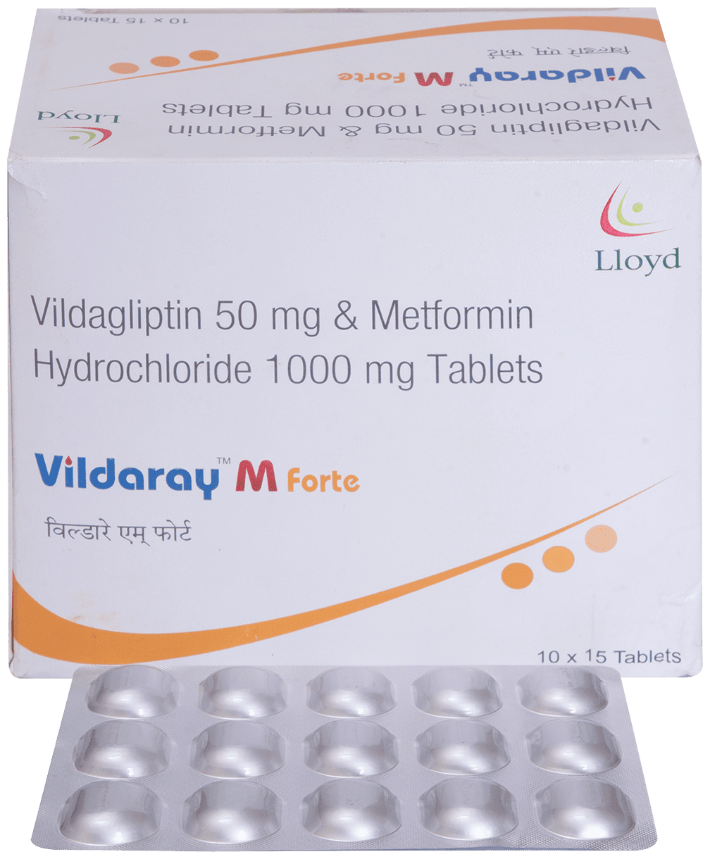Vildaray M Forte 1000mg/50mg Tablet