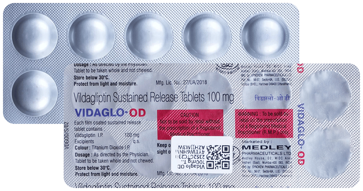 Vidaglo OD 100mg Tablet