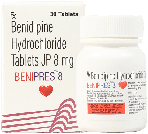 Benipres 8mg Tablet