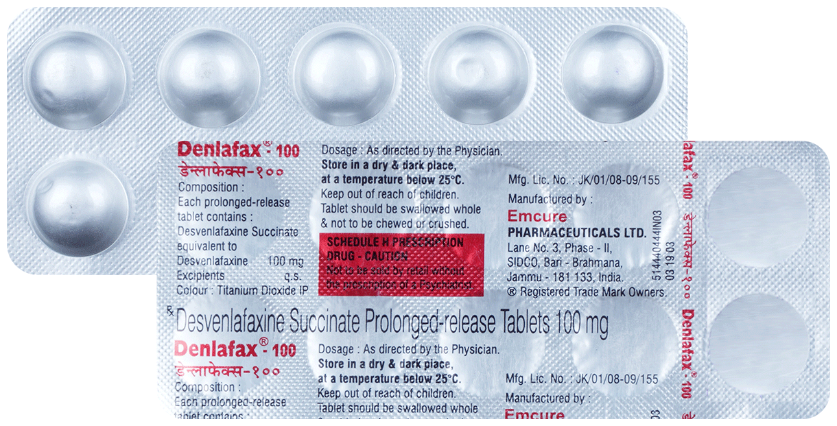Denlafax 100 Tablet PR