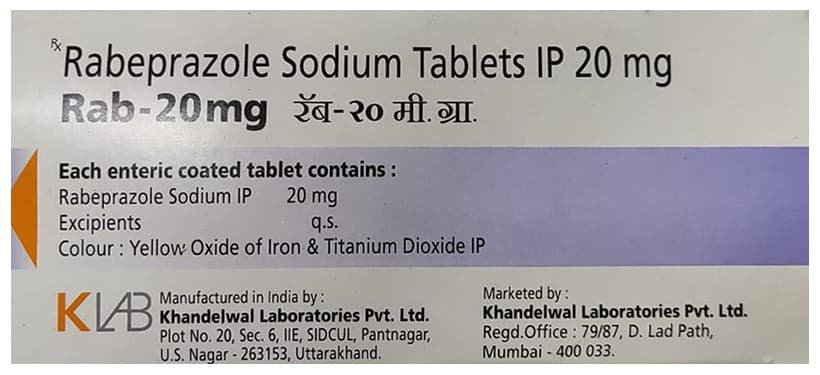 Rab 20mg Tablet