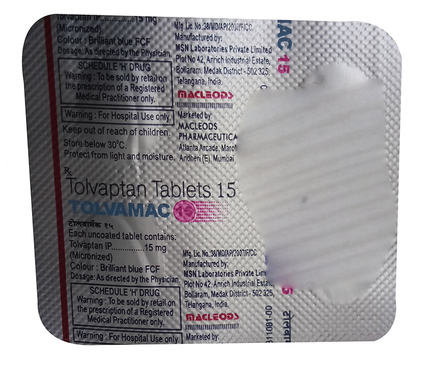 Tolvamac 15mg Tablet