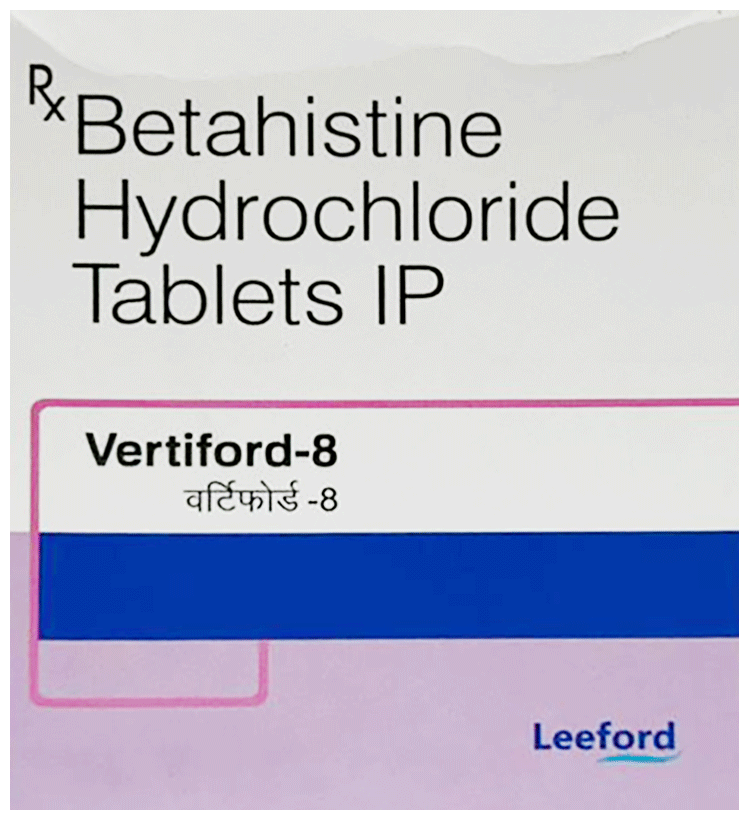 Vertiford 8mg Tablet