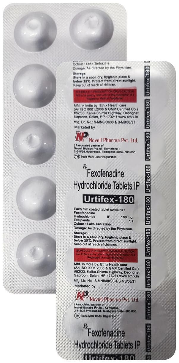 Urtifex 180mg Tablet