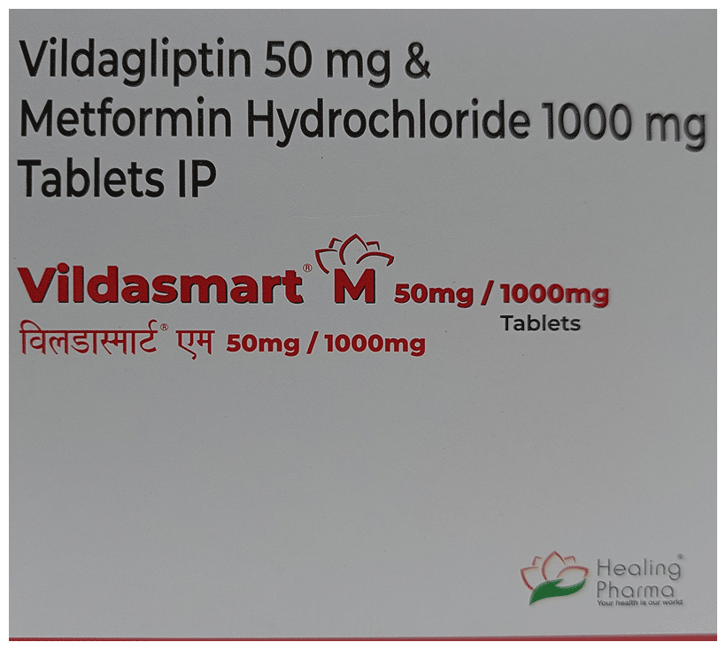 Vildasmart M 1000mg/50mg Tablet
