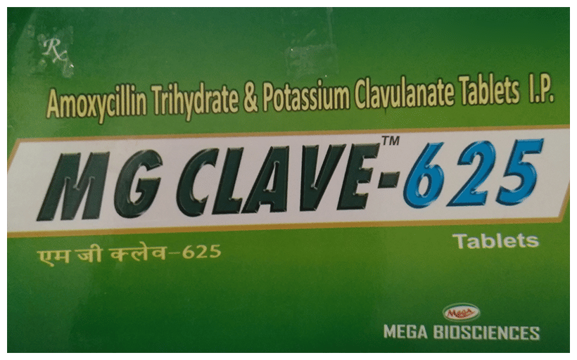 MG Clave 625 Tablet