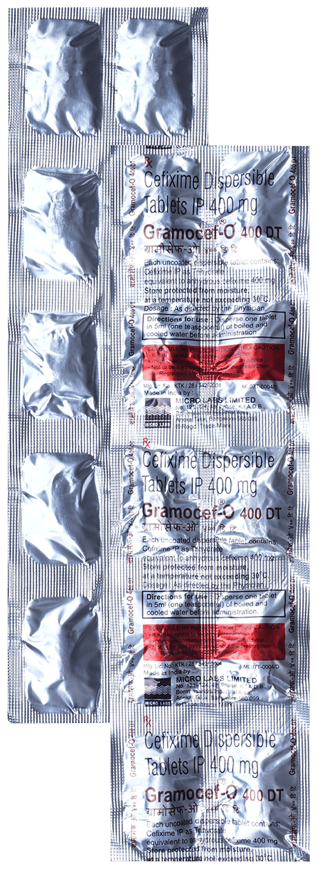 Gramocef-O 400mg Tablet DT